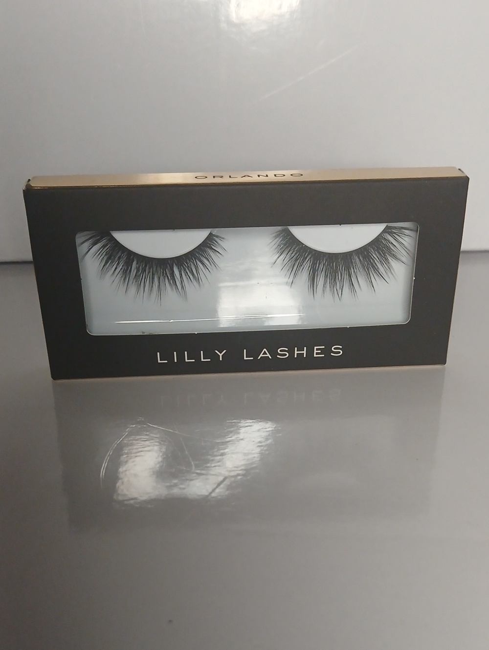 NIB ORLANDO - Lilly Lashes Black Wispy False Lashes - 3D FAUX MINK